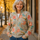 Xanthe – Gilet à imprimé fleuri vintage – photo 3