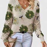 Bronwen | Pull en Dentelle Fleurie