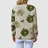 Meda - Pull élégant avec motif floral