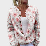 Sofía – Gilet fleuri d'automne