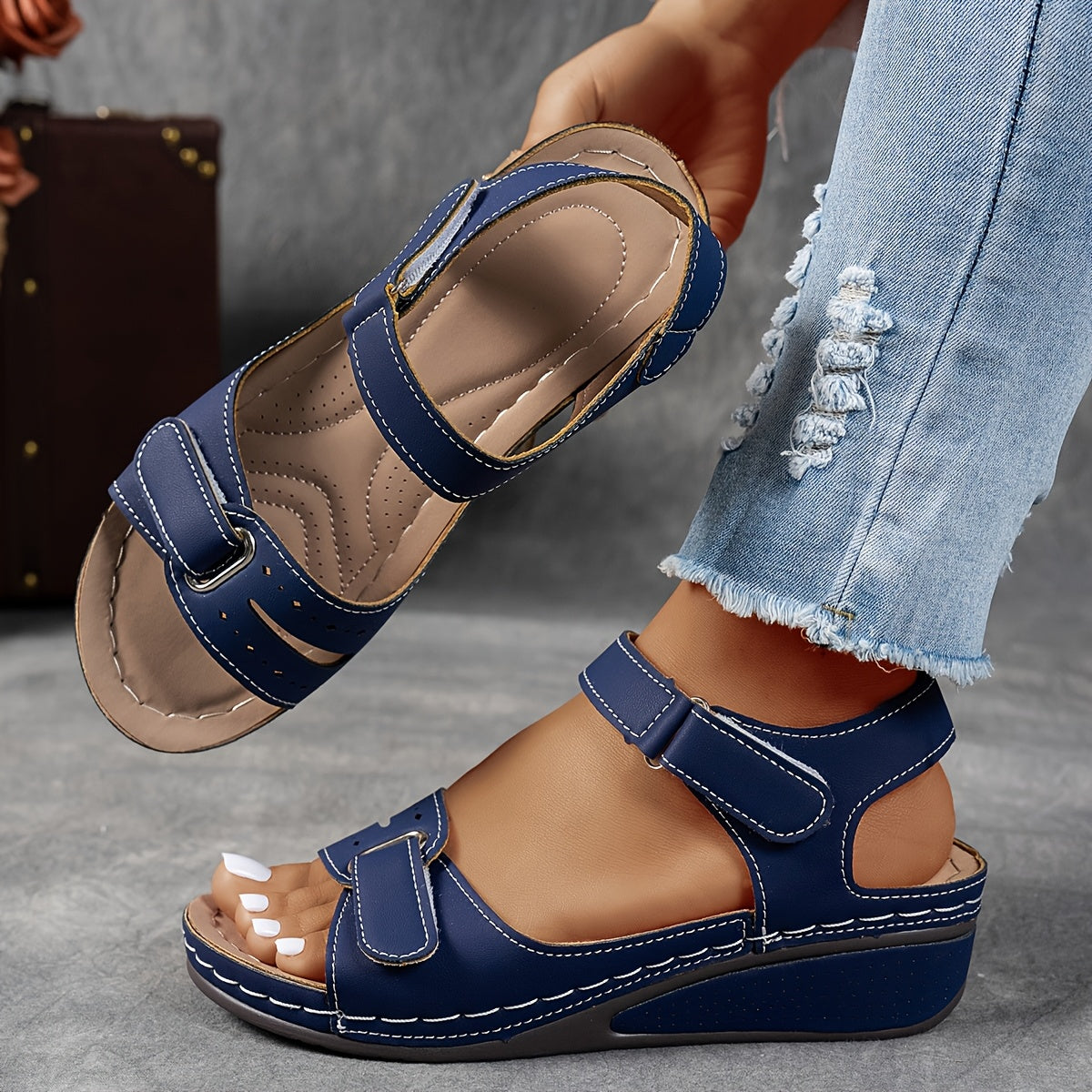 Élise – Sandale Orthopédique Confort Femme