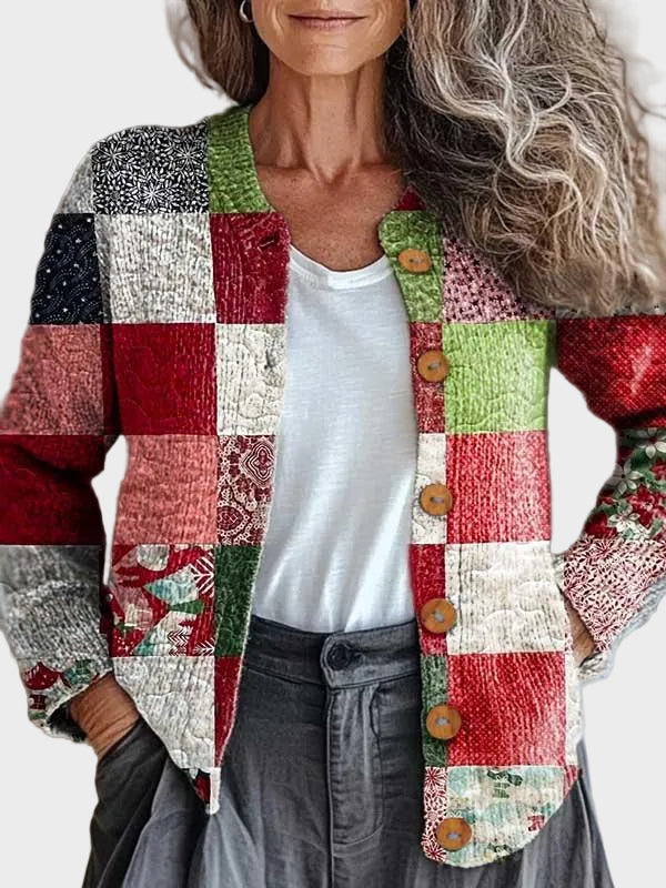 Sylvette™ – Gilet à carreaux