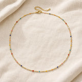 Colourburst Delicate Choker Necklace