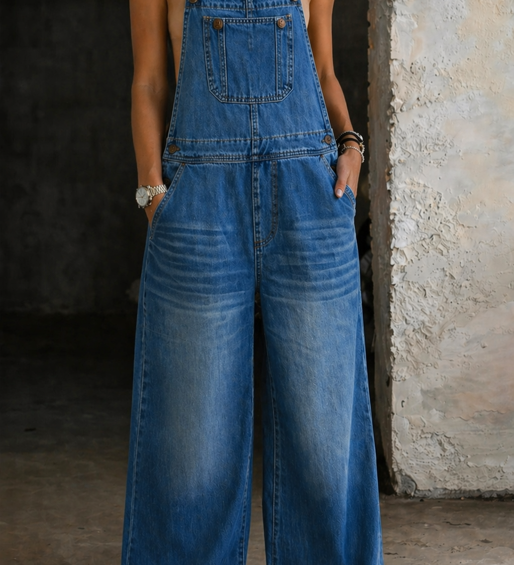 Adèle - Pantalon en Denim avec Taille Élastique | Indispensable de la Saison