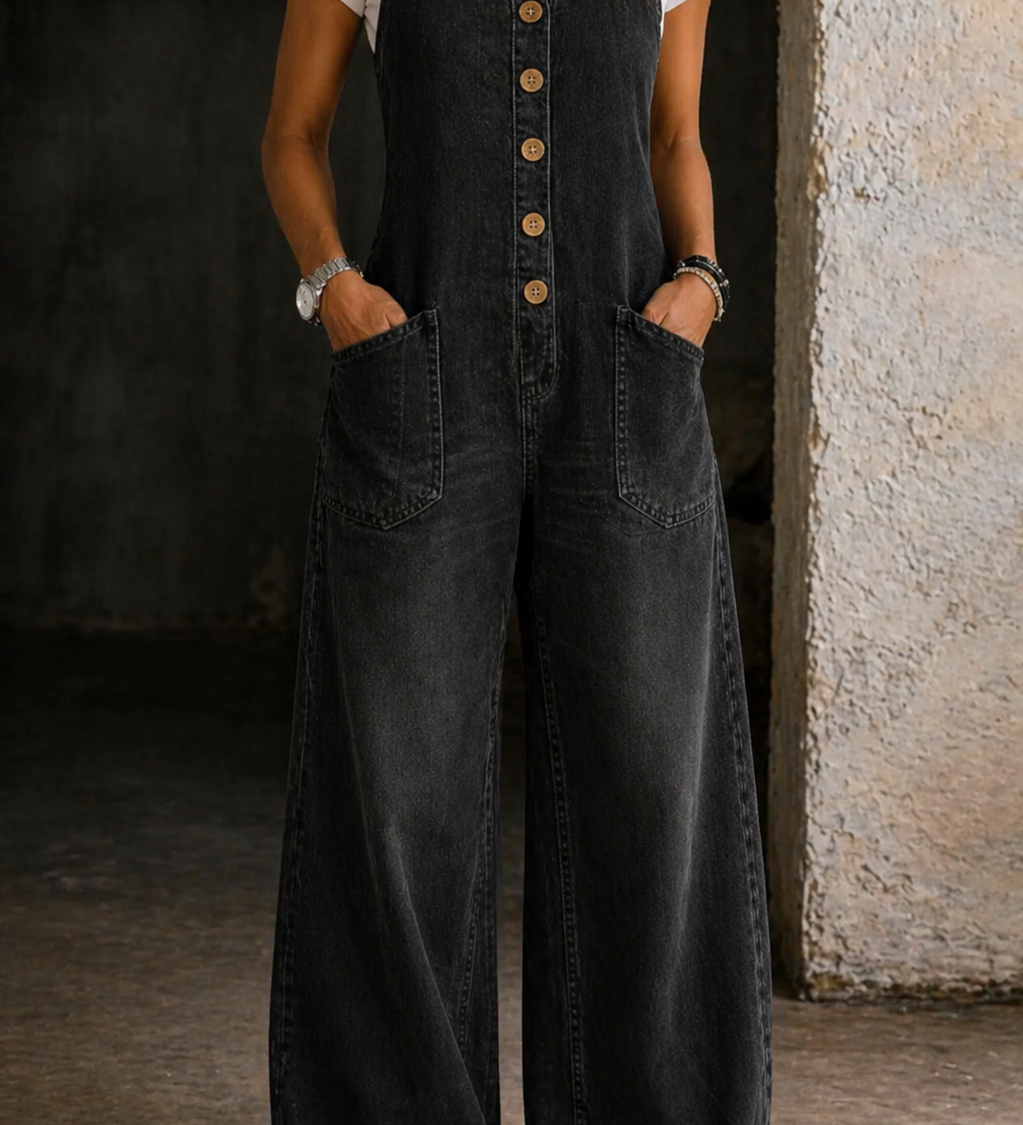Élise - Pantalons en Coton Vintage Lavés | Indispensable de la Saison