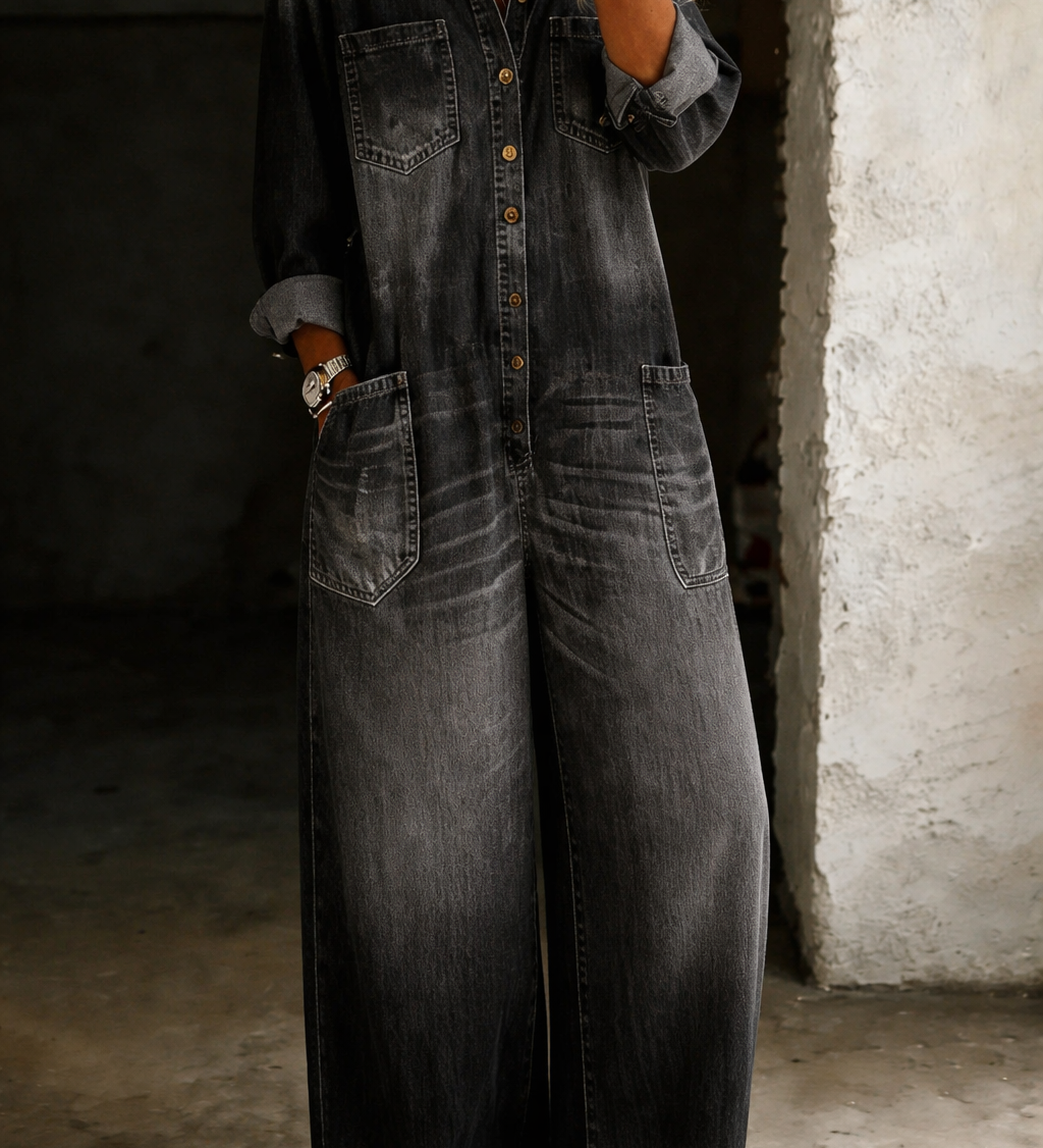 Juliette - Combinaison Décontractée Confortable | Total Look Denim