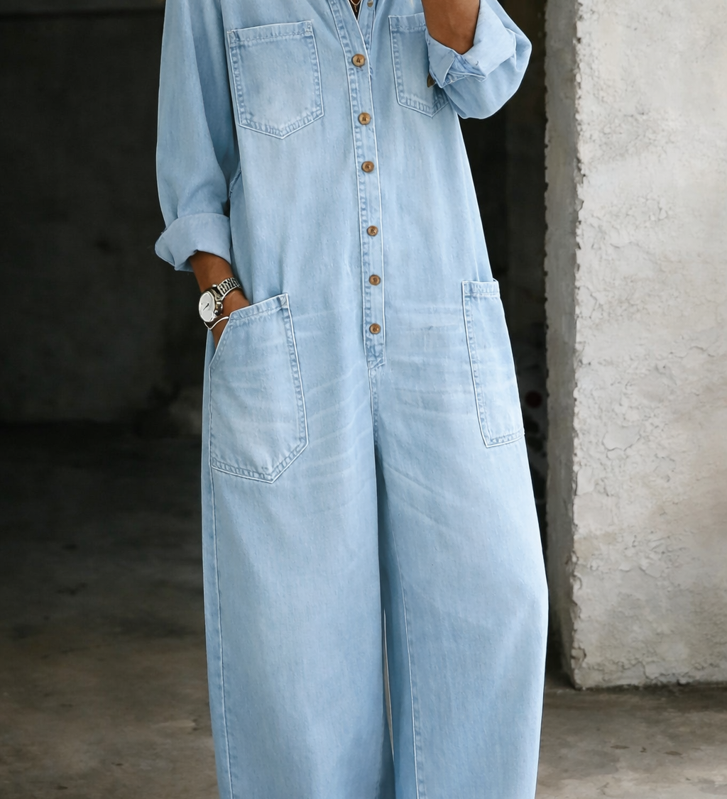Juliette - Combinaison Décontractée Confortable | Total Look Denim