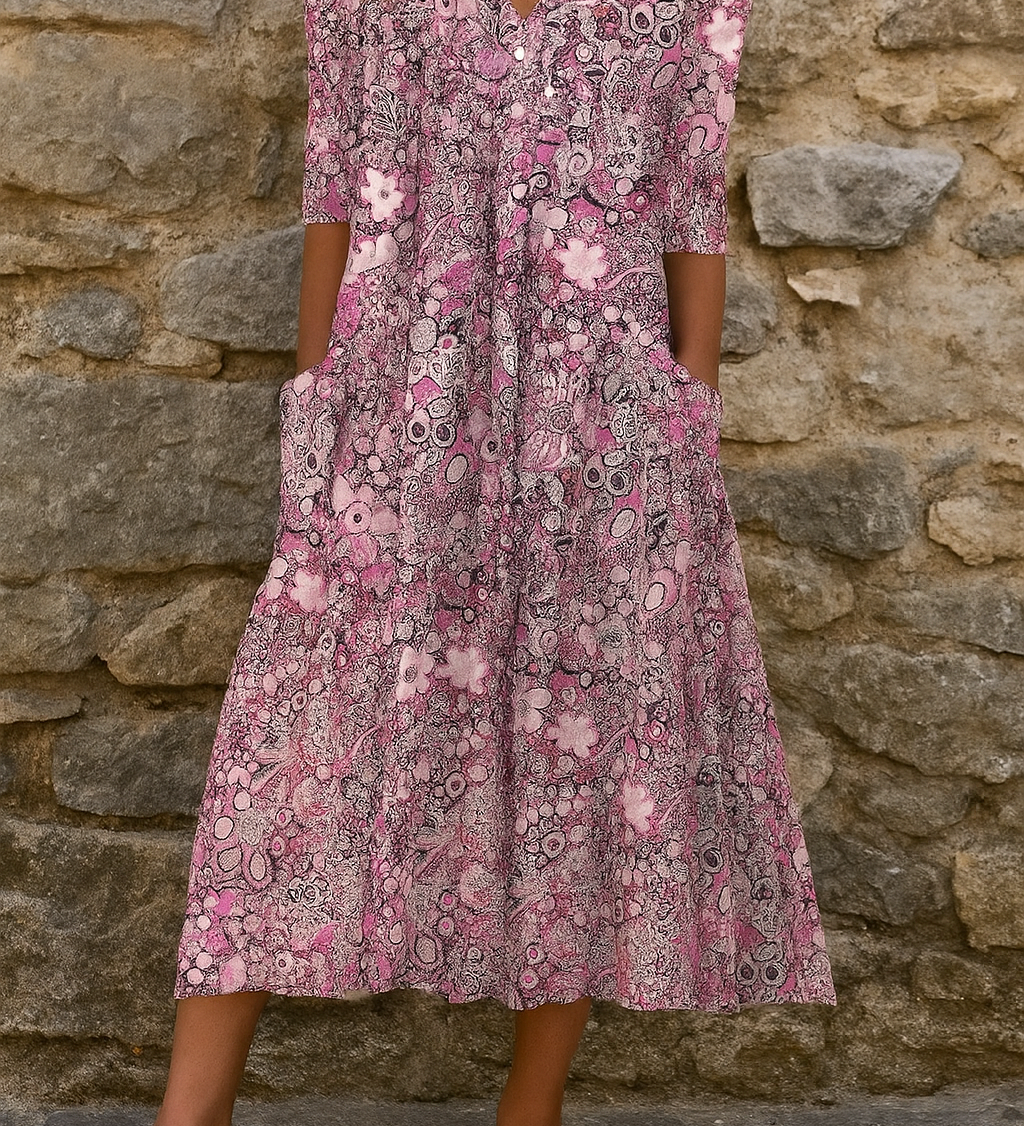 Harlow | Robe Élégante avec Décolleté en V