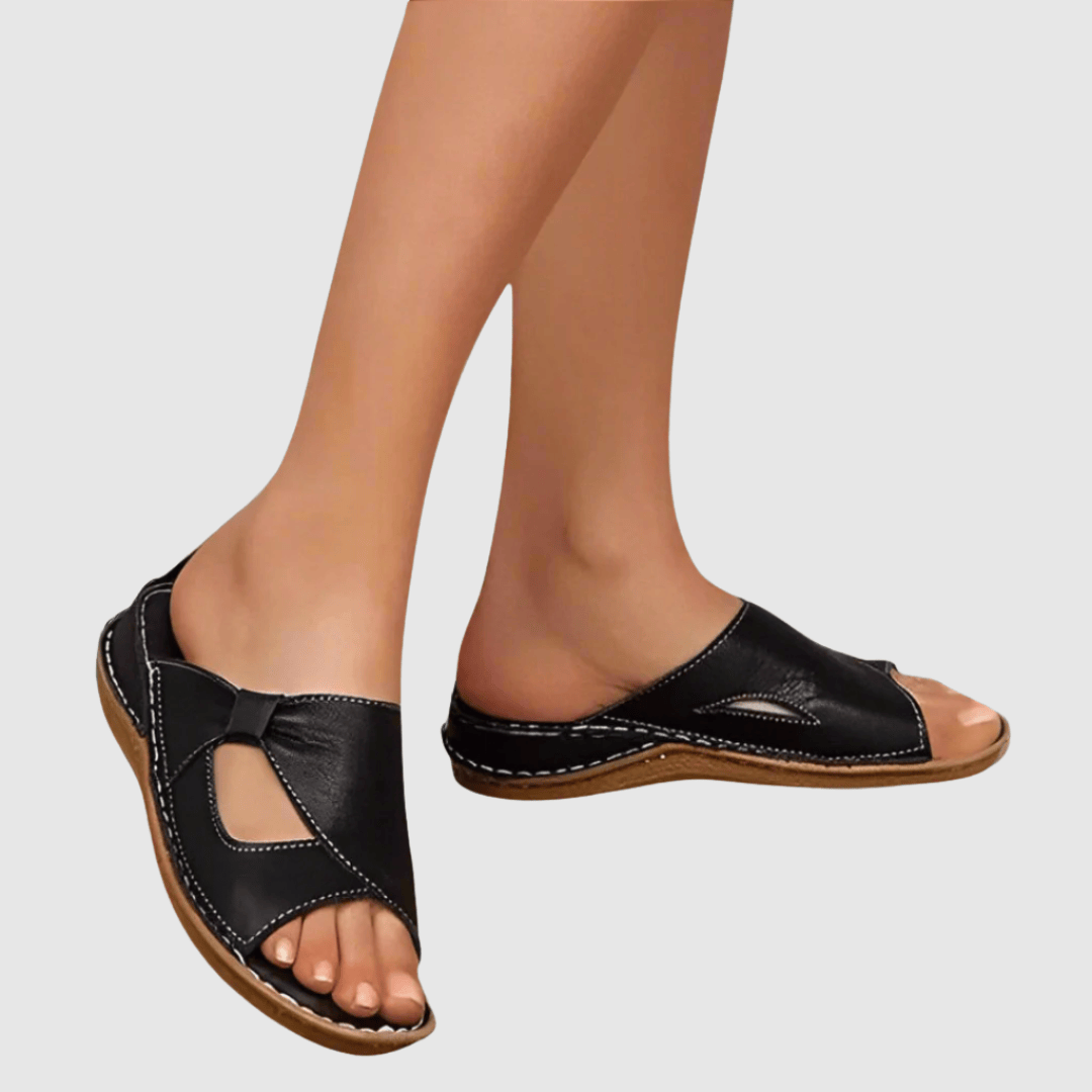 Yvonne – Sandales en Cuir Confortables Femme