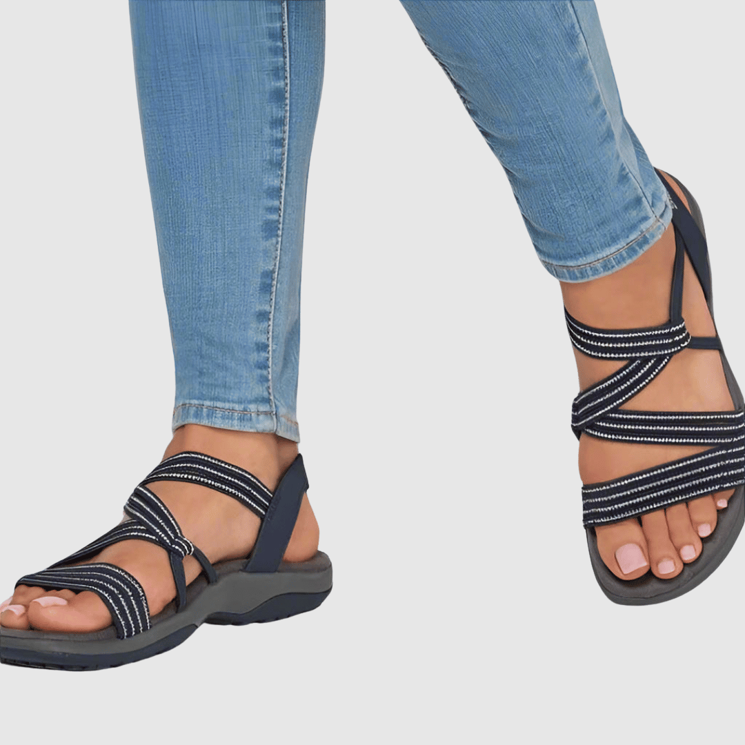 Hélène – Sandales Orthopédiques Élégantes Femme