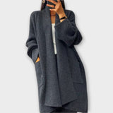 Euphemia - Cardigan long beige