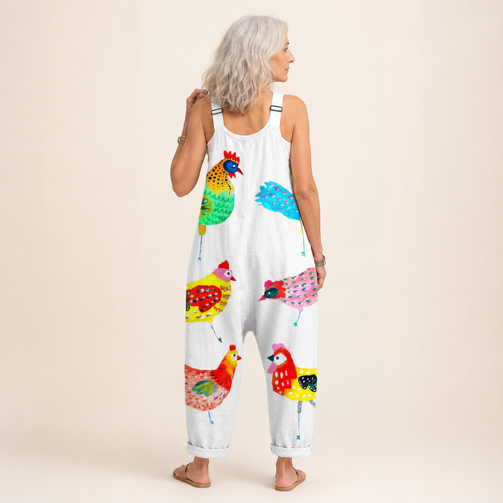 Rosalie | salopette volatiles artistiques