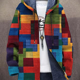 Cynthia | Cardigan à Capuche Imprimé Artistique
