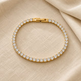 Elegant Crystals Tennis Bracelet