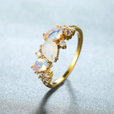 Vintage Golden Moonstone Ring