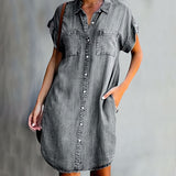 Coralie - Robe Chemise à Boutons | Indispensable Basique