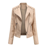 Margaux | Veste Motard Structurée à Zip Asymétrique