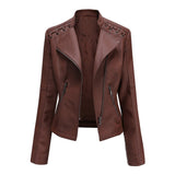 Margaux | Veste Motard Structurée à Zip Asymétrique