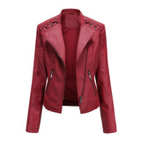 Margaux | Veste Motard Structurée à Zip Asymétrique