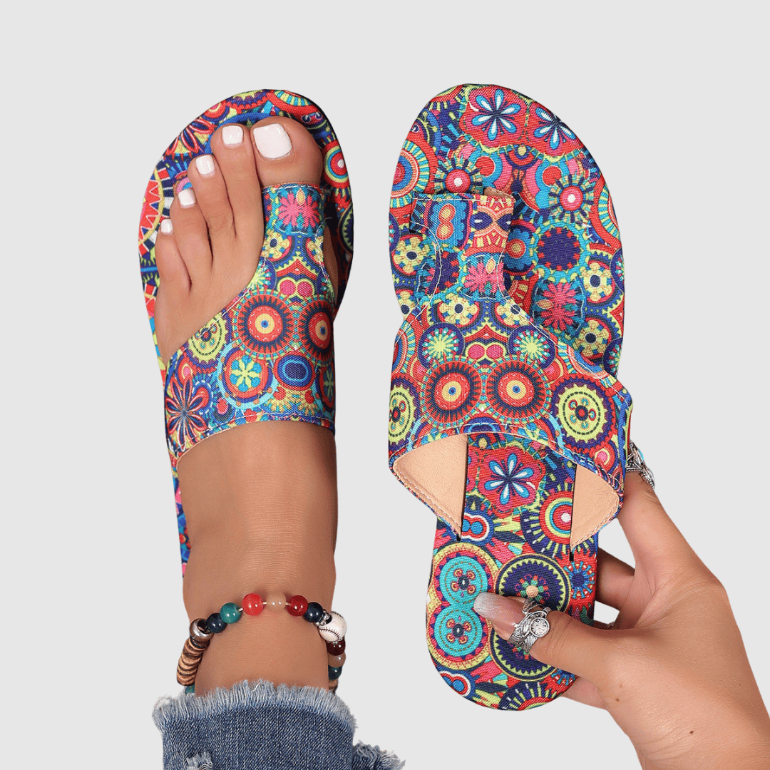 Emmaline – Sandales Orthopédiques Vintage Femme