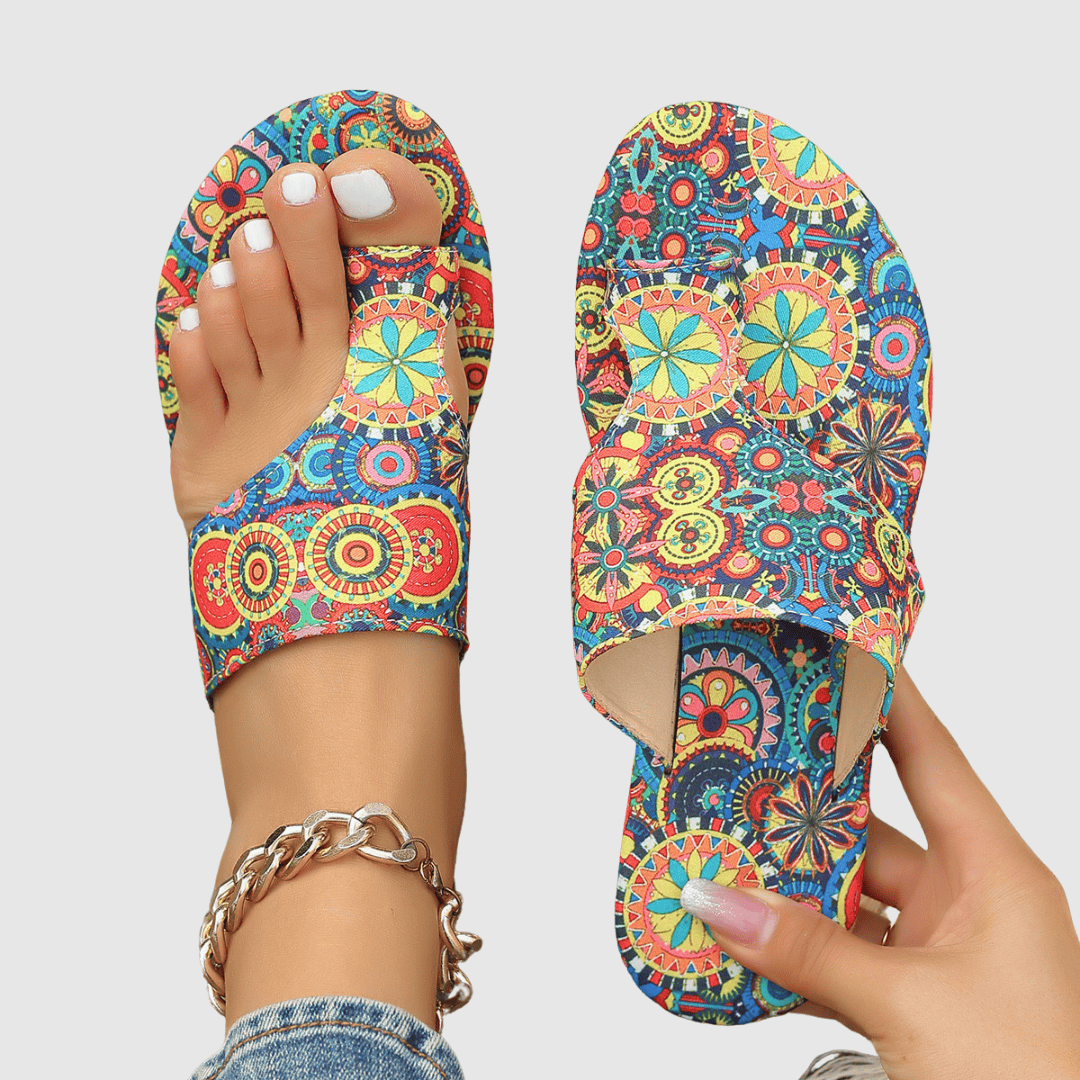 Emmaline – Sandales Orthopédiques Vintage Femme