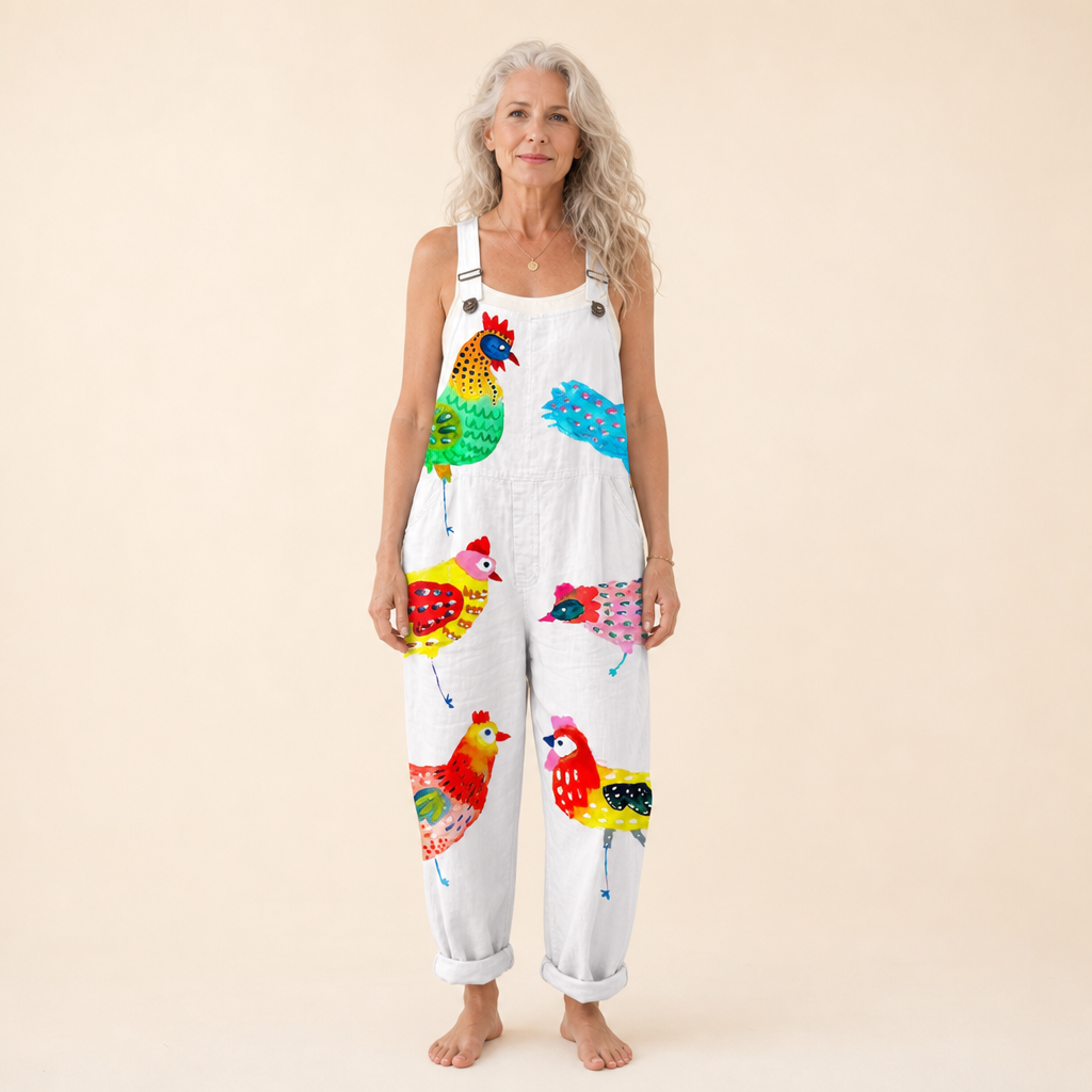 Rosalie | salopette volatiles artistiques
