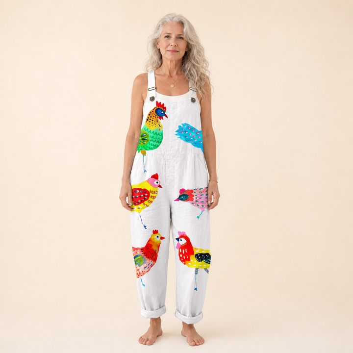 Rosalie | salopette volatiles artistiques