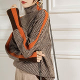 Éléonore | Col roulé Luxe en Chevron