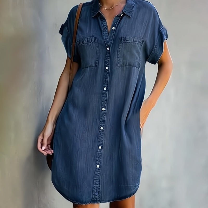 Coralie - Robe Chemise à Boutons | Indispensable Basique