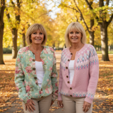 Patrícia – Gilet fleuri d'automne – photo 2