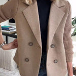 Amora – Blazer élégant à manches torsadées