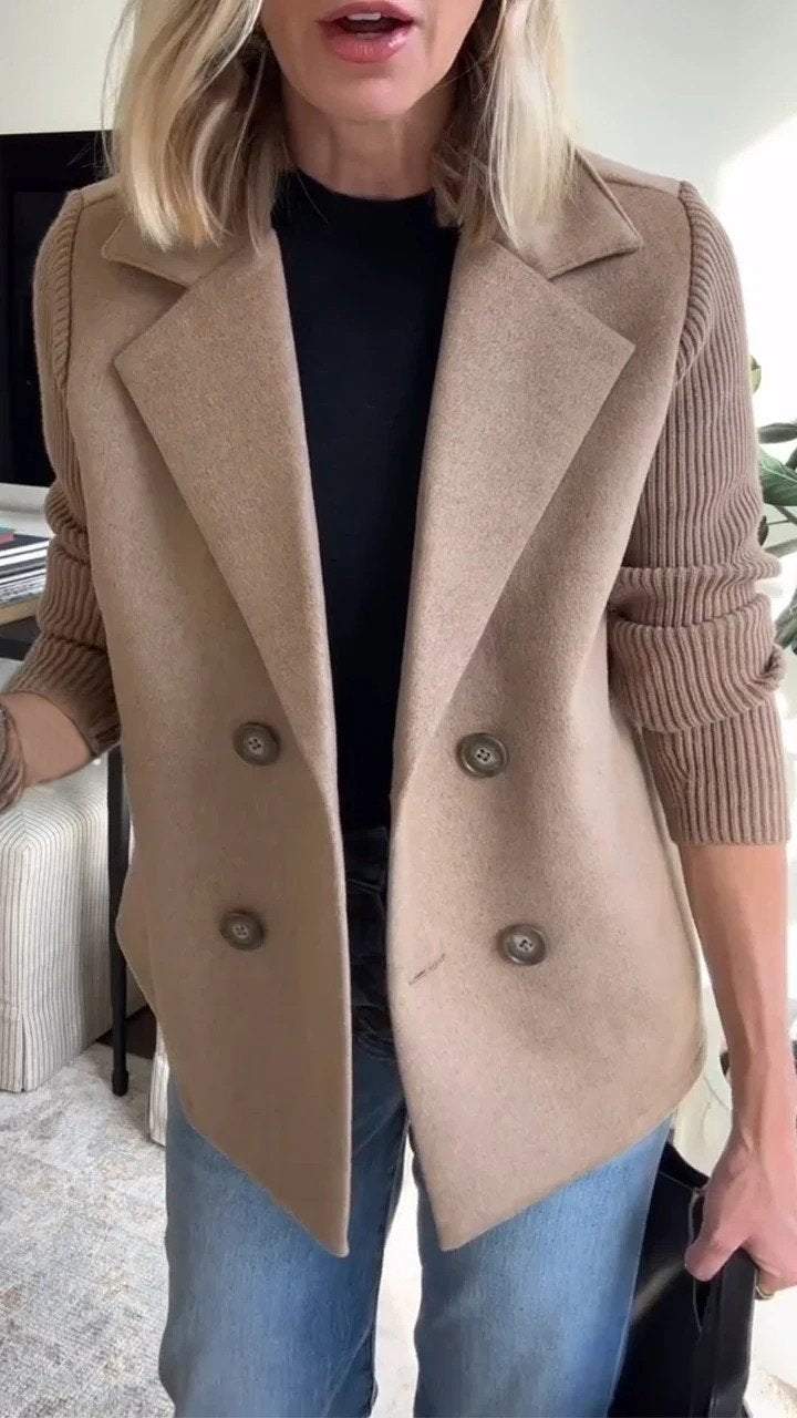 Amora – Blazer élégant à manches torsadées – photo 3