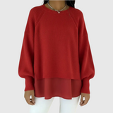 Noiré – Pull en maille effet superposé – photo 3