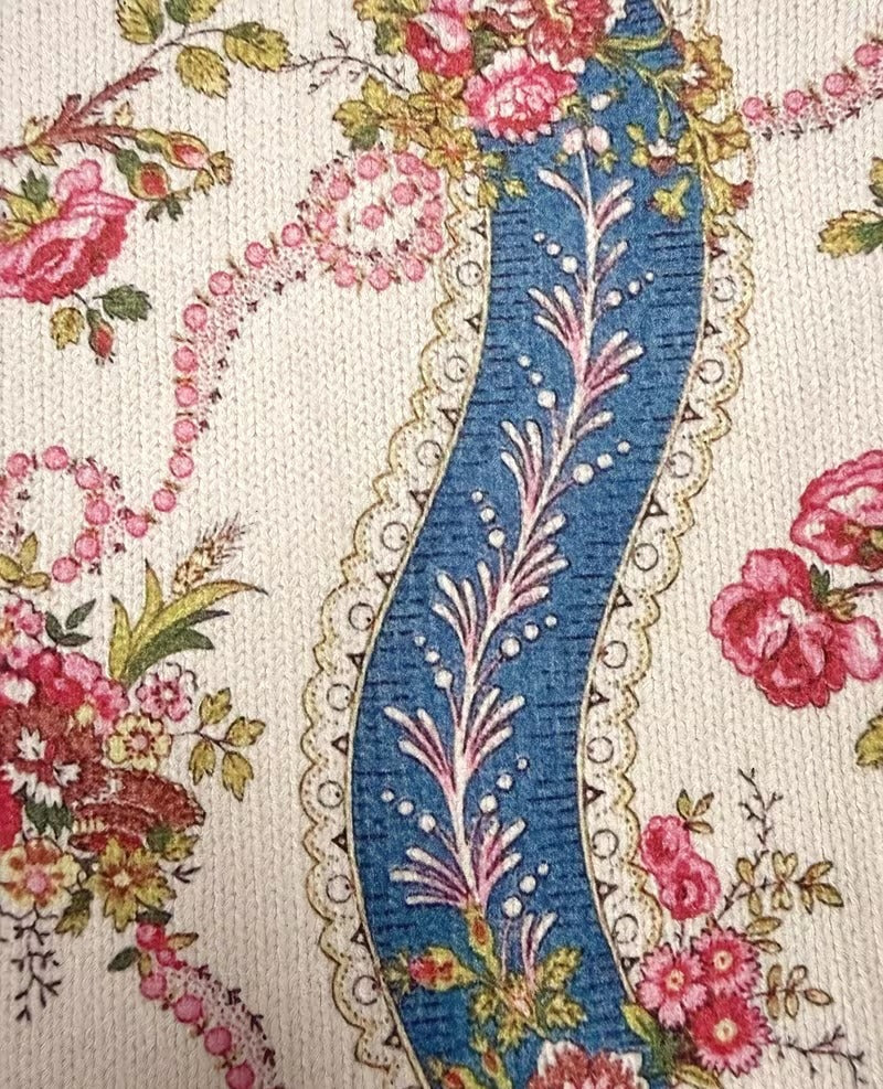 Eulalia – Gilet à imprimé roses grimpantes – photo 5