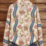 Eulalia – Gilet à imprimé roses grimpantes – photo 4