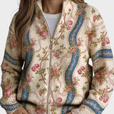 Eulalia - Cardigan à ruban en rose grimpant