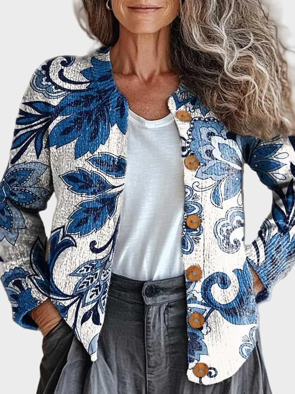 Loricel™ – Gilet à imprimé fleuri