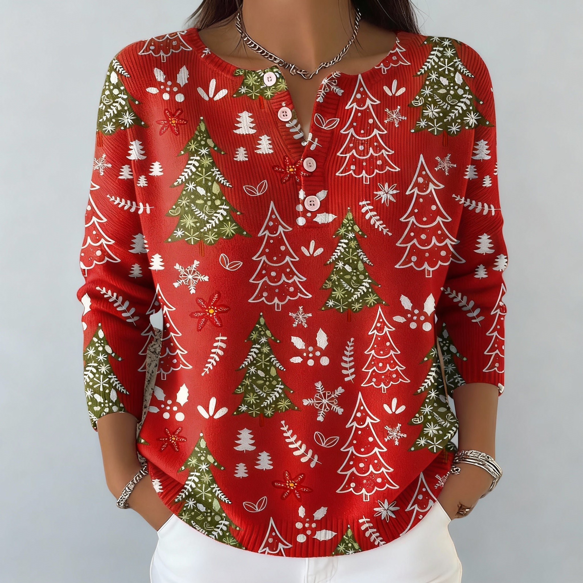 Iris – Pull de Noël boutonné – photo 4
