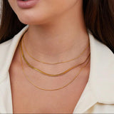 Gold Multi-Layered Necklace
