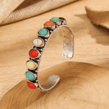 Vintage Multicolour Silver Bracelet