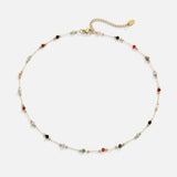 Aria Colourful Gemstone Necklace
