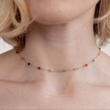 Aria Colourful Gemstone Necklace