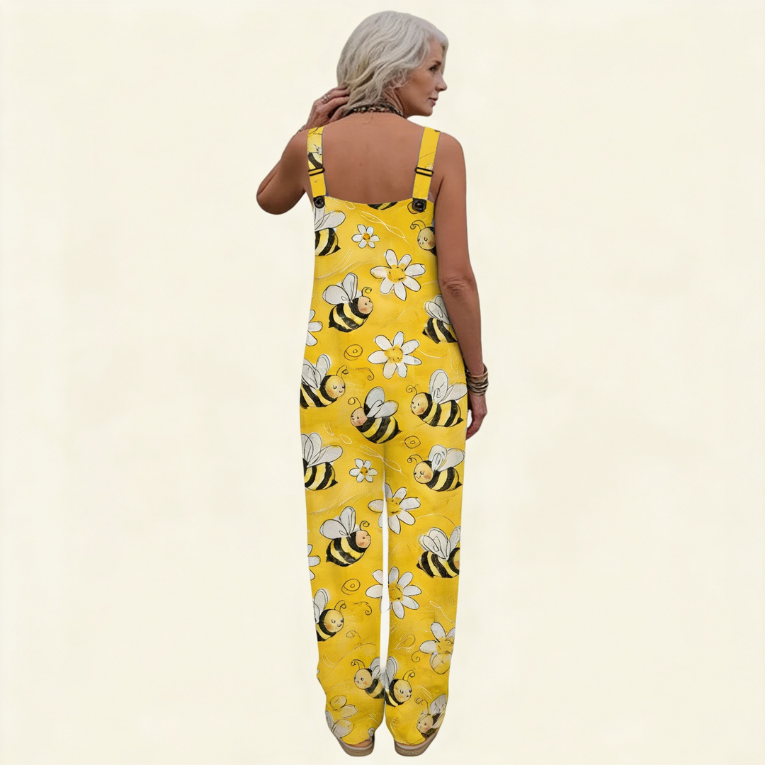Solène | salopette abeilles printanières rayonnante