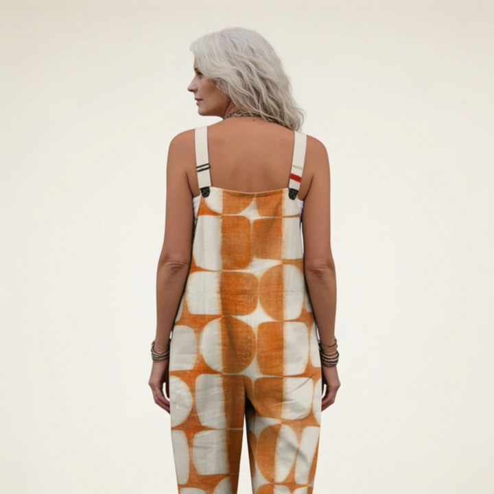 Cléophée | salopette motif solaire rétro