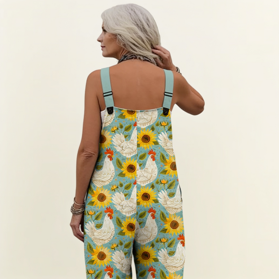 Élodie | salopette tournesol champêtre rayonnant