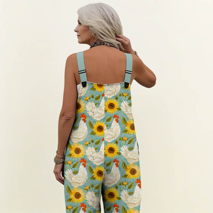 Élodie | salopette tournesol champêtre rayonnant