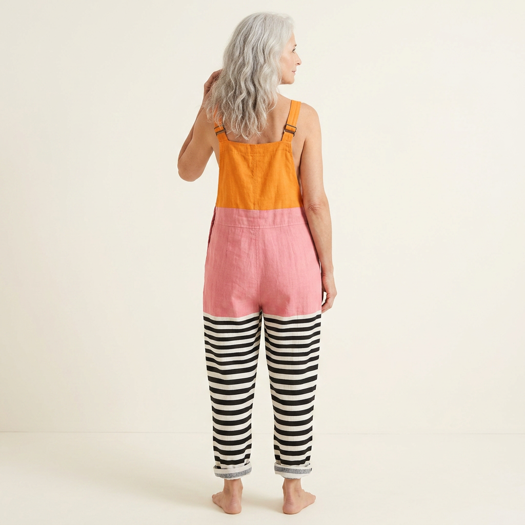 Isaline | salopette colorblock solaire moderne