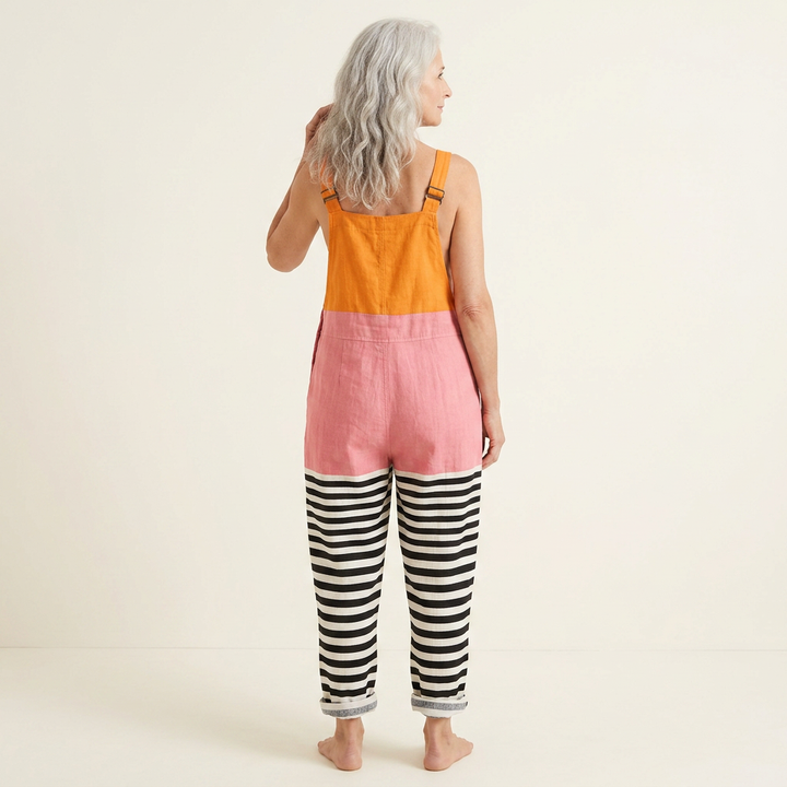 Isaline | salopette colorblock solaire moderne
