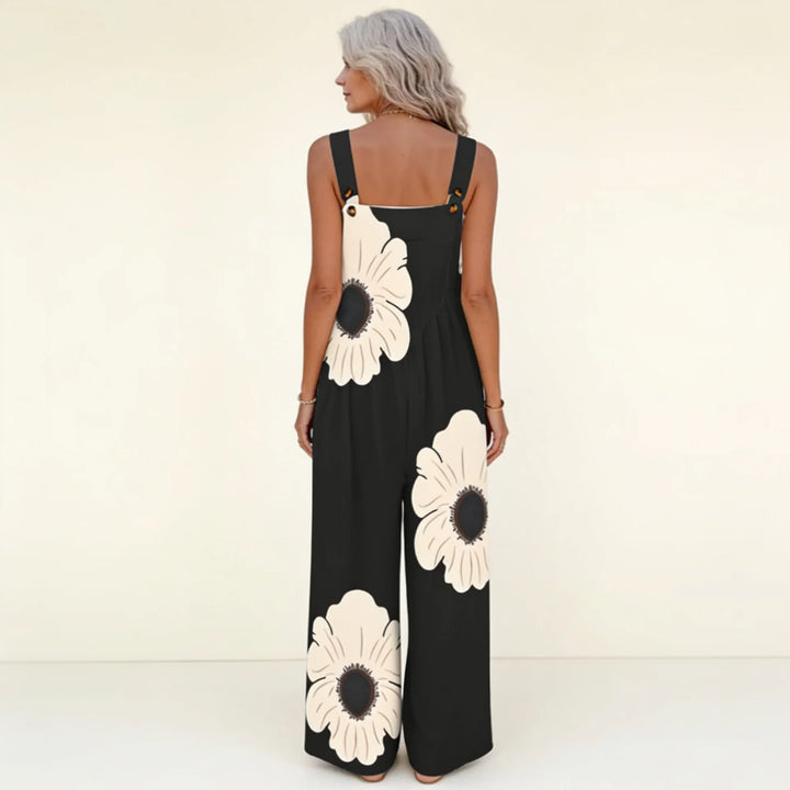 Amandine | salopette fleurie confortable
