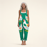 Apolline | salopette vert prairie ludique